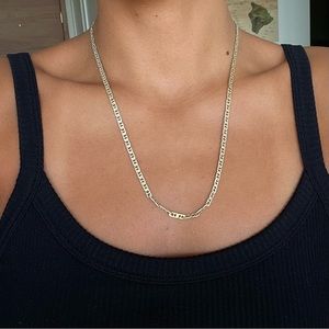 Gold plated sterling silver necklace